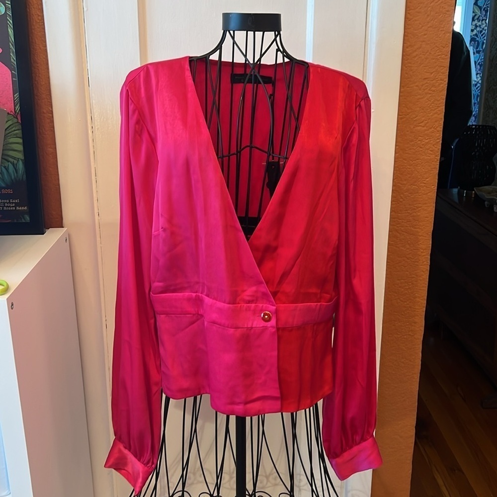 NWT House of Harlow x Revolve Blouse-Sz XL